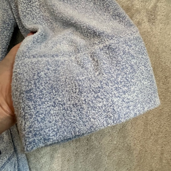 Natori Robe Pockets Mid Length Sz M Brushed Terry Front Pockets Inner Tie Belted - Picture 9 of 16